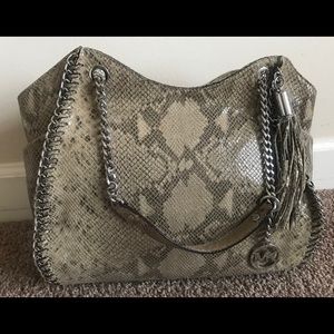 Michael Kors Snakeskin Purse NEVER USED